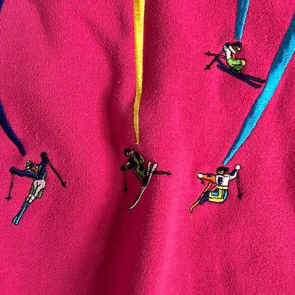 Vintage LimitedToo Kids Embroidered Ski Sweatshirt - Picture 8 of 9